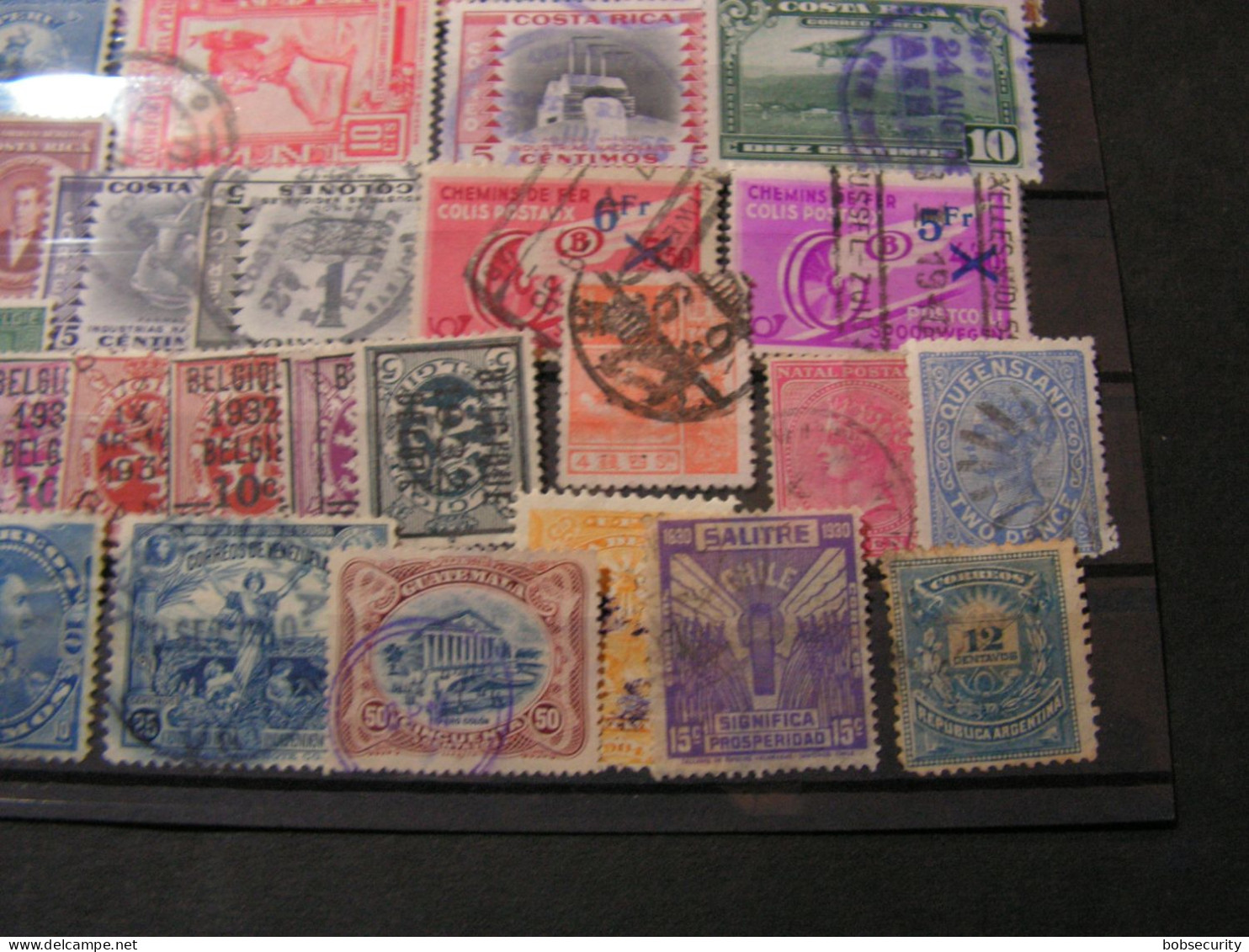 Alle Welt , Aprx. 50 Old Stamps - Collections (sans Albums)