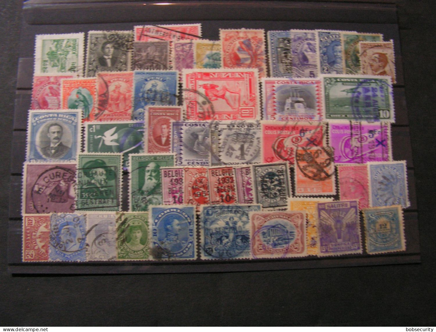 Alle Welt , Aprx. 50 Old Stamps - Collections (sans Albums)