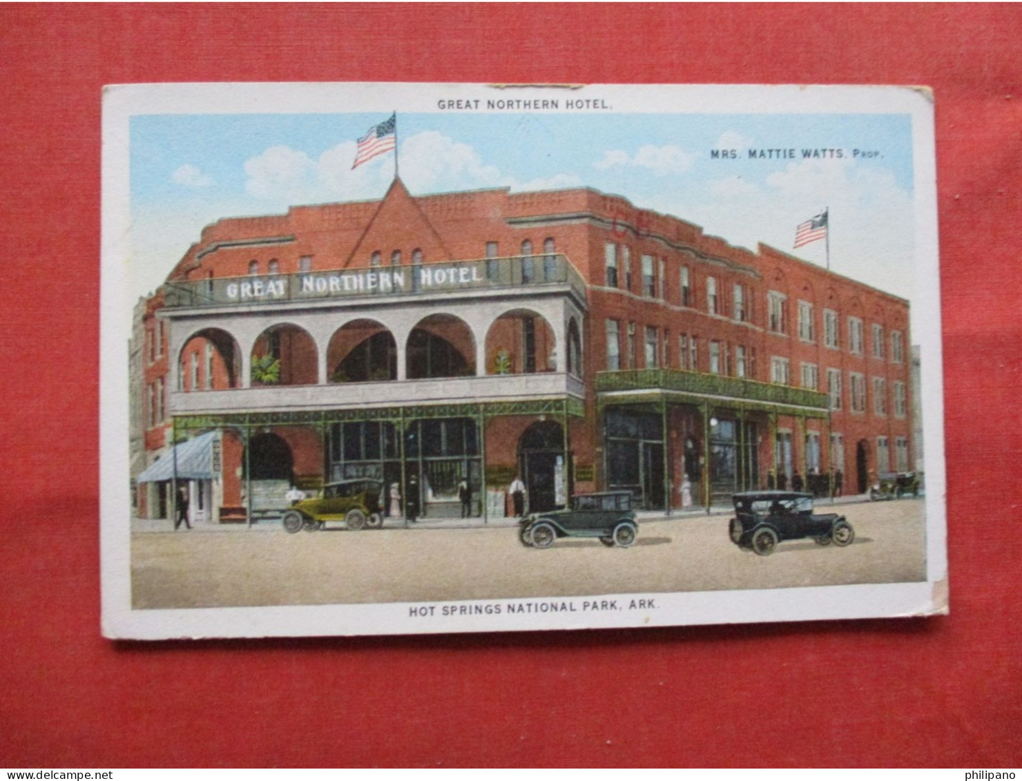 Great Northern Hotel.   Hot Springs  Arkansas > Hot Springs    Ref 6223 - Hot Springs