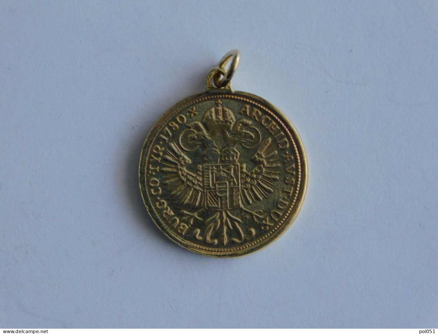 JETON Maria Theresa D'Autriche 1780 Medaille - Monarquía / Nobleza