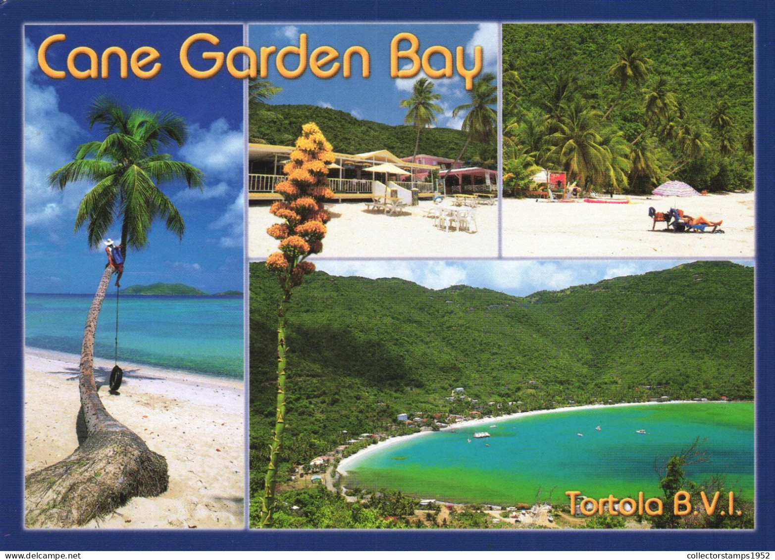 TORTOLA, VIRGIN ISLANDS, MULTIPLE VIEWS, LANDSCAPE, CARIBBEAN SEA, CANE GARDEN BAY, ANTILLES - Vierges (Iles), Britann.