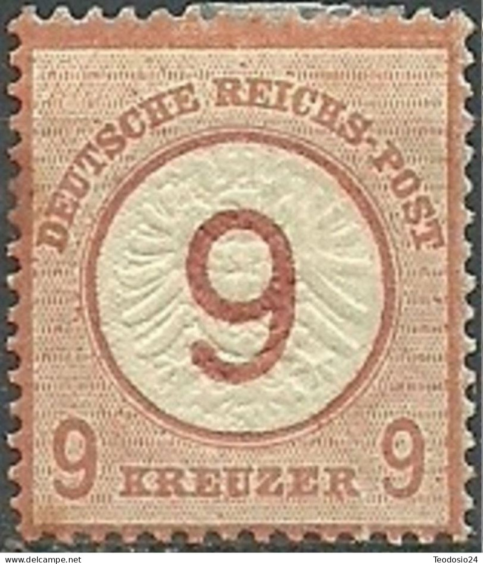 Dt. Reich 30 , 1874, 9 Gr. * Mlh - Unused Stamps