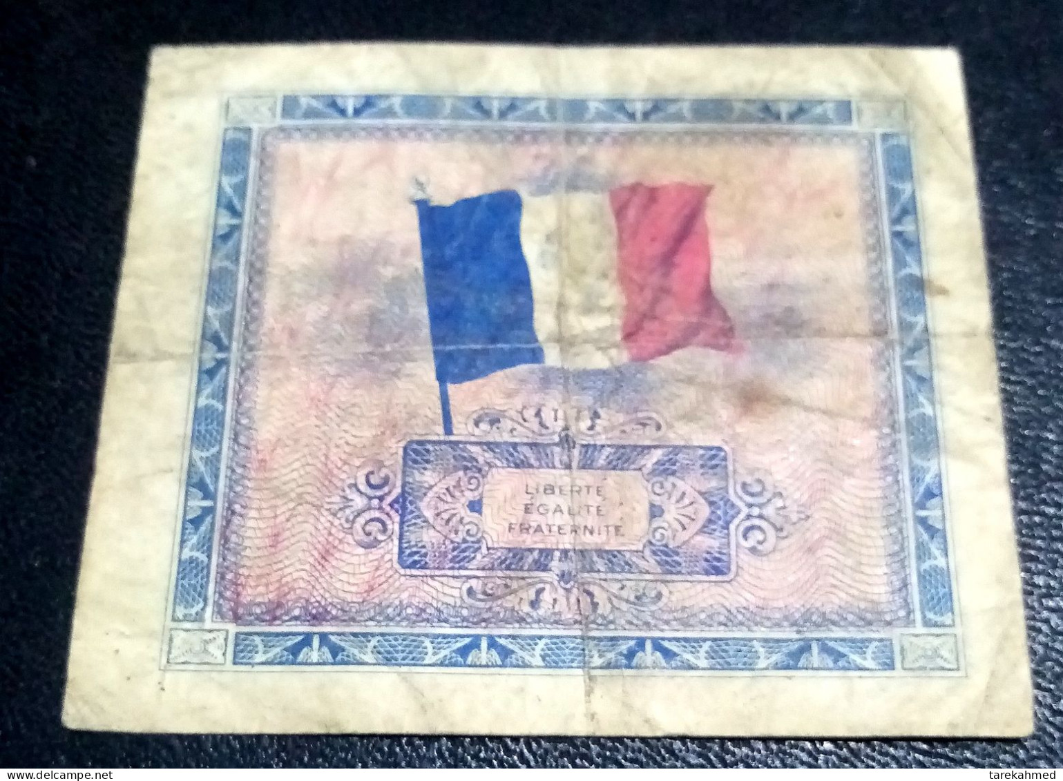 France, 2 Francs , 1944, TB, Fayette:VF16.2, P 114b, Perfect - 1944 Flag/France