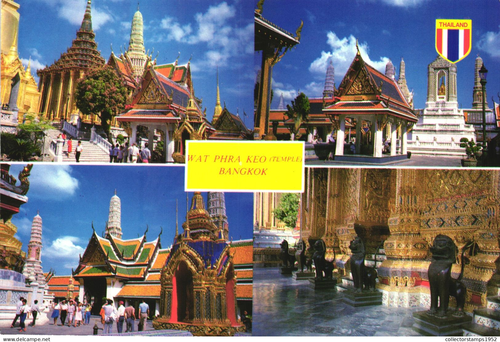 BANGKOK, MULTIPLE VIEWS, TEMPLE, ARCHITECTURE, STATUE, EMBLEM, THAILAND - Thaïlande