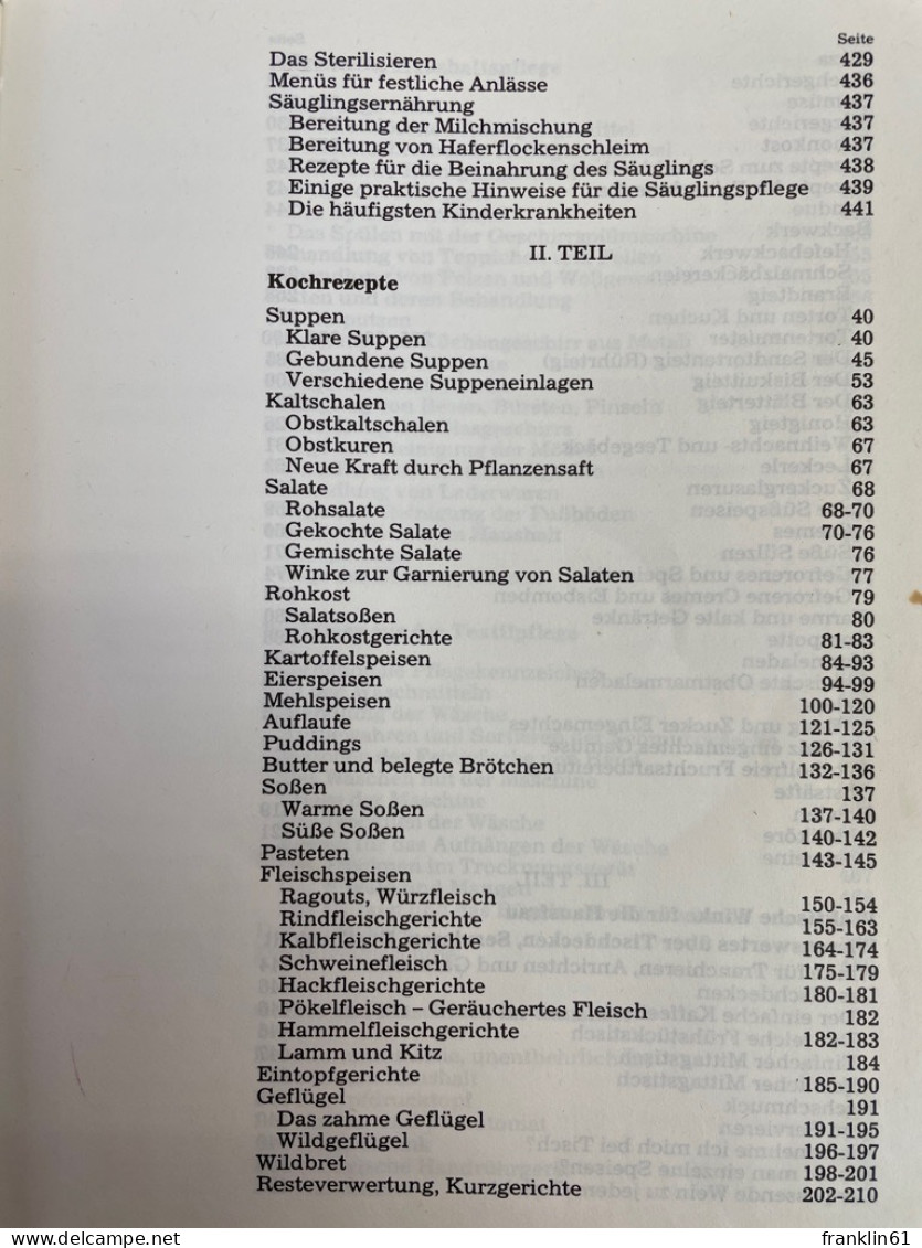 Was Koche Ich? Vohenstraußer Kochbuch - Comidas & Bebidas