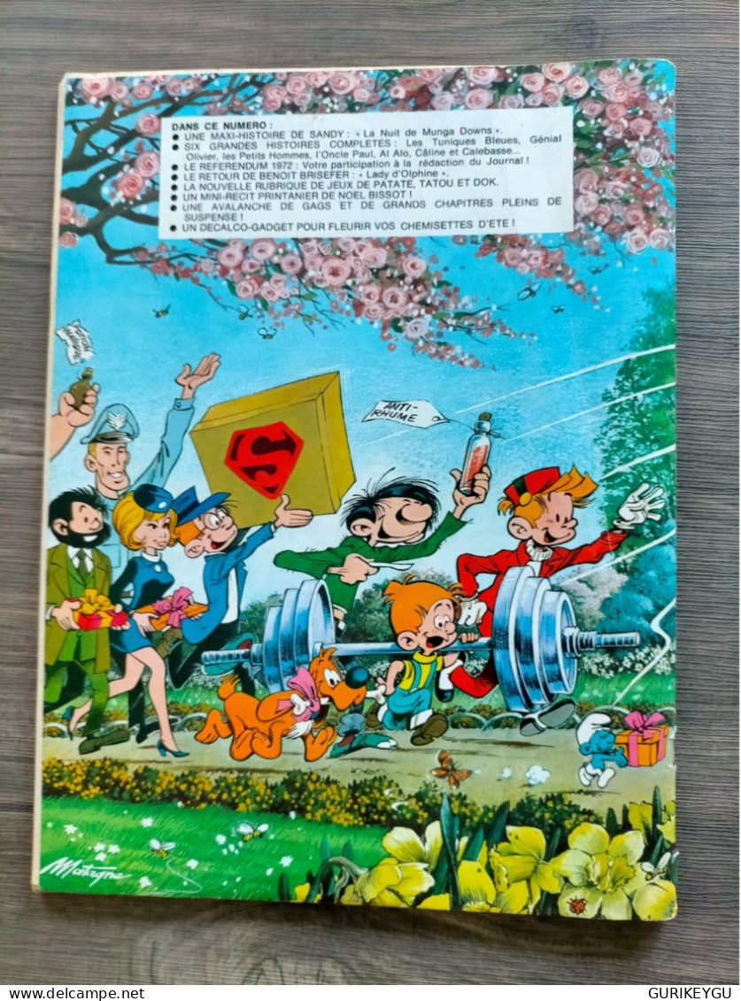 SPIROU N° 1771 Mini Récit 542 Décalco Vêtement Gadget Boule Et Bill  + Referendum Gaston Lagaffe SANDY BENOITBRISER1972 - Spirou Et Fantasio