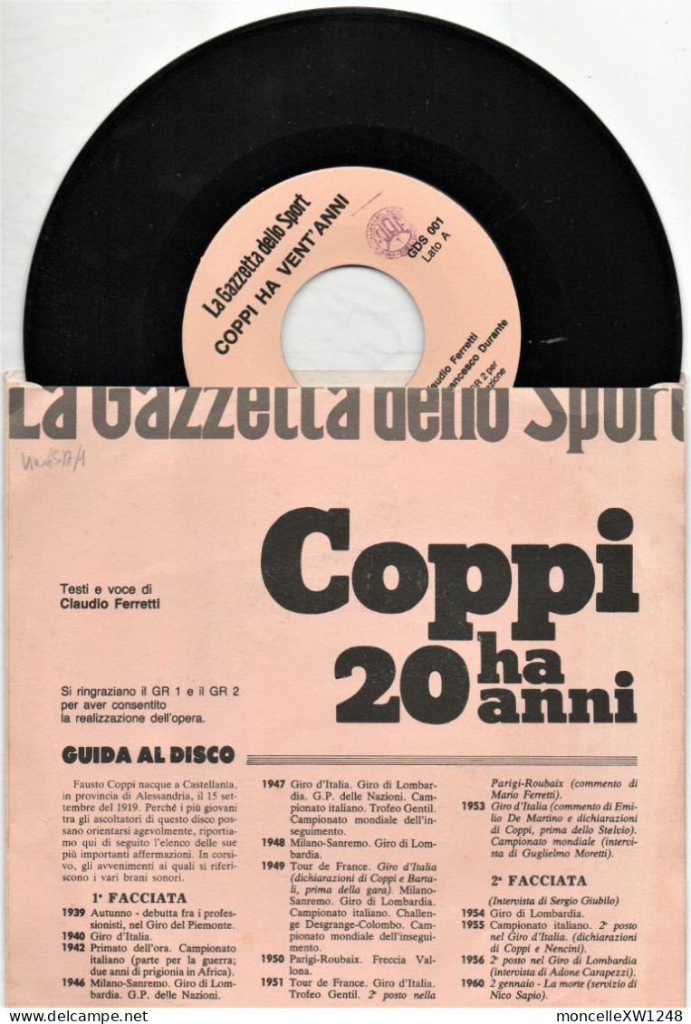 Fausto Coppi - Coppi Aha 20 Anni (1980 - Formats Spéciaux