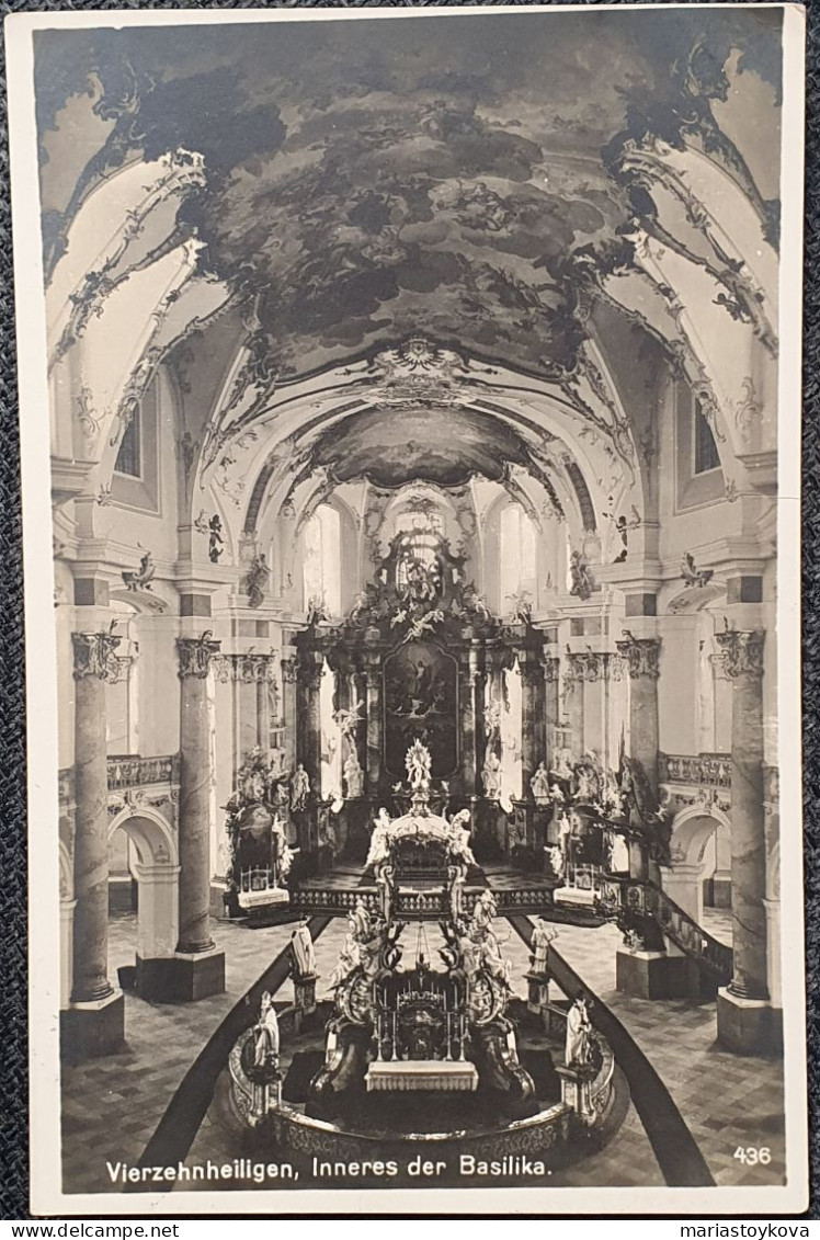 1931.Vierzehnheiligen. Inneres Der Basilika. - Lichtenfels