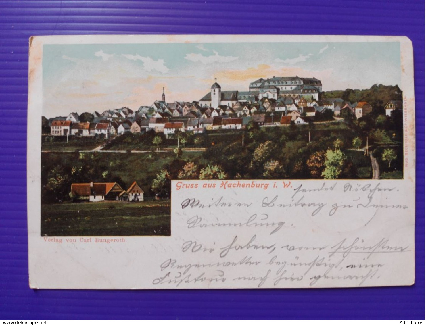 Alte AK Ansichtskarte Postkarte Gruss Aus Hachenburg Litho Rheinland Pfalz Deutsches Reich Allemagne Deutschland Alt Old - Hachenburg