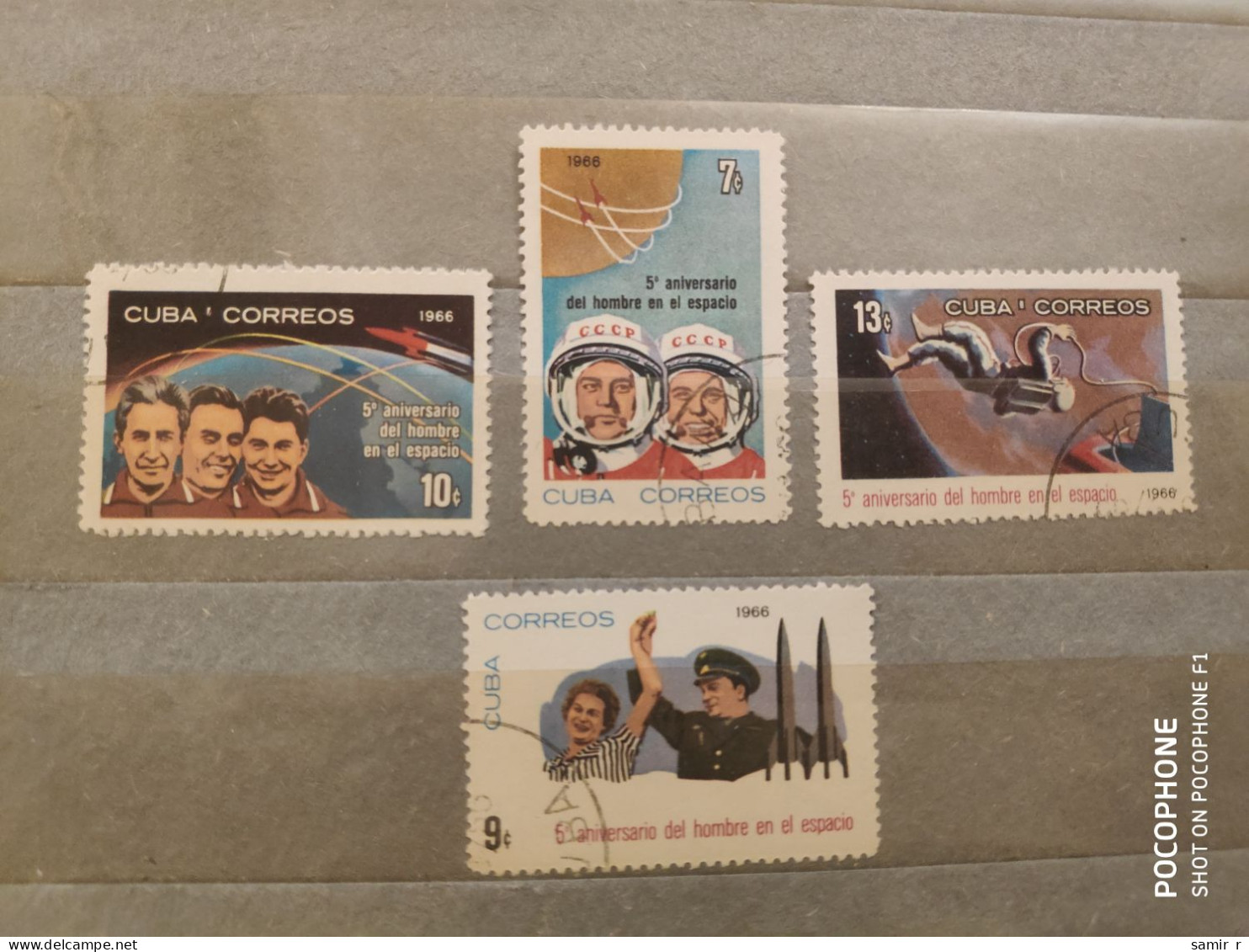 1966	Cuba	Space  (F51) - Used Stamps
