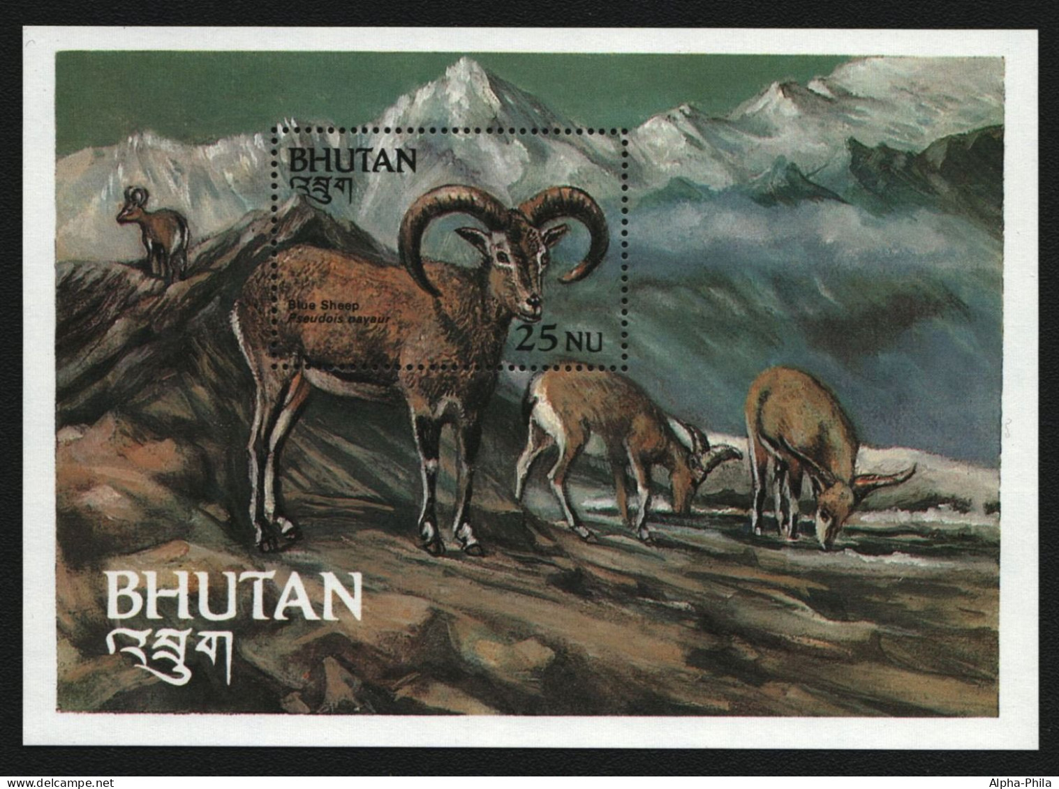 Bhutan 1984 - Mi-Nr. Block 104 ** - MNH - Wildtiere / Wild Animals - Bhoutan
