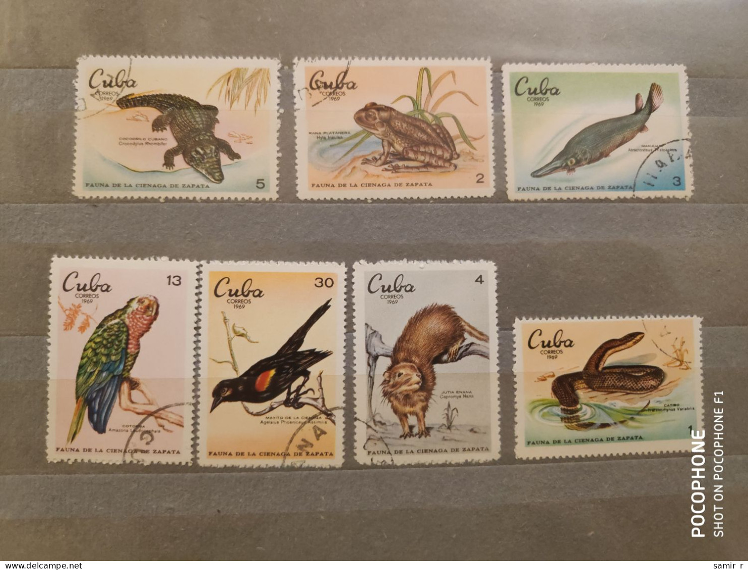 1969	Cuba	Animals Birds  (F51) - Usados