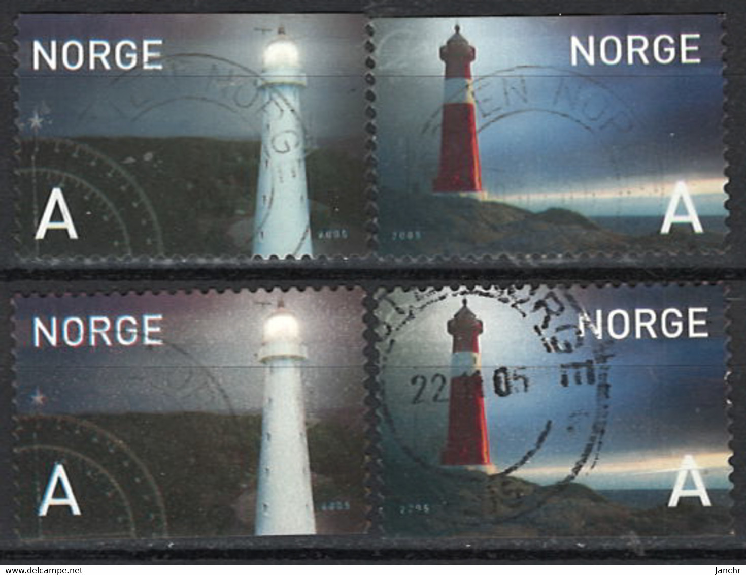 Norwegen Norway 2005. Mi.Nr. 1546 Do/Du -1547 Do/Du, Used O - Gebraucht