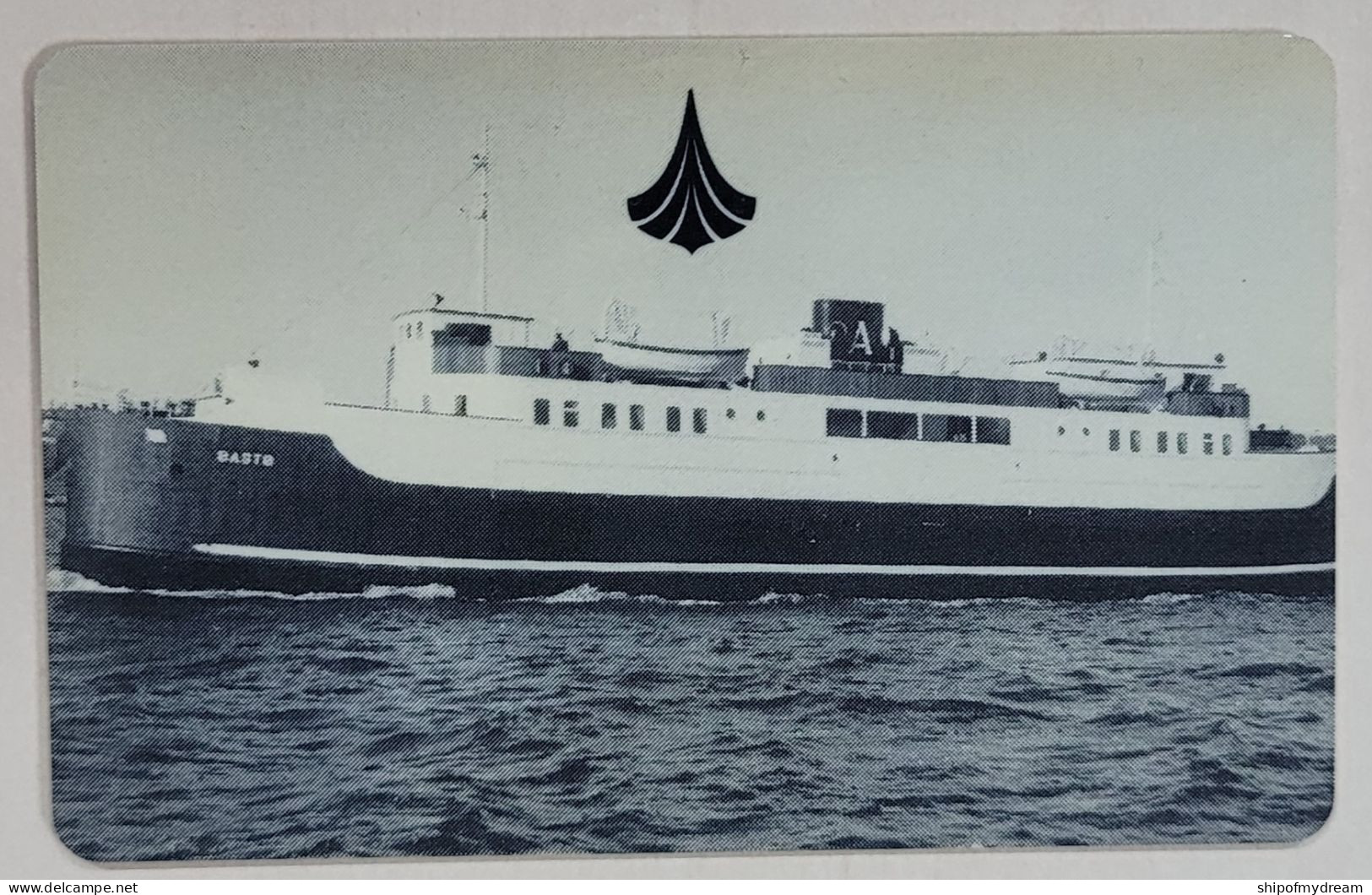 Norway. Gokstad. Ferry Card. G-7. Ship. Basto 1949 - Norvège