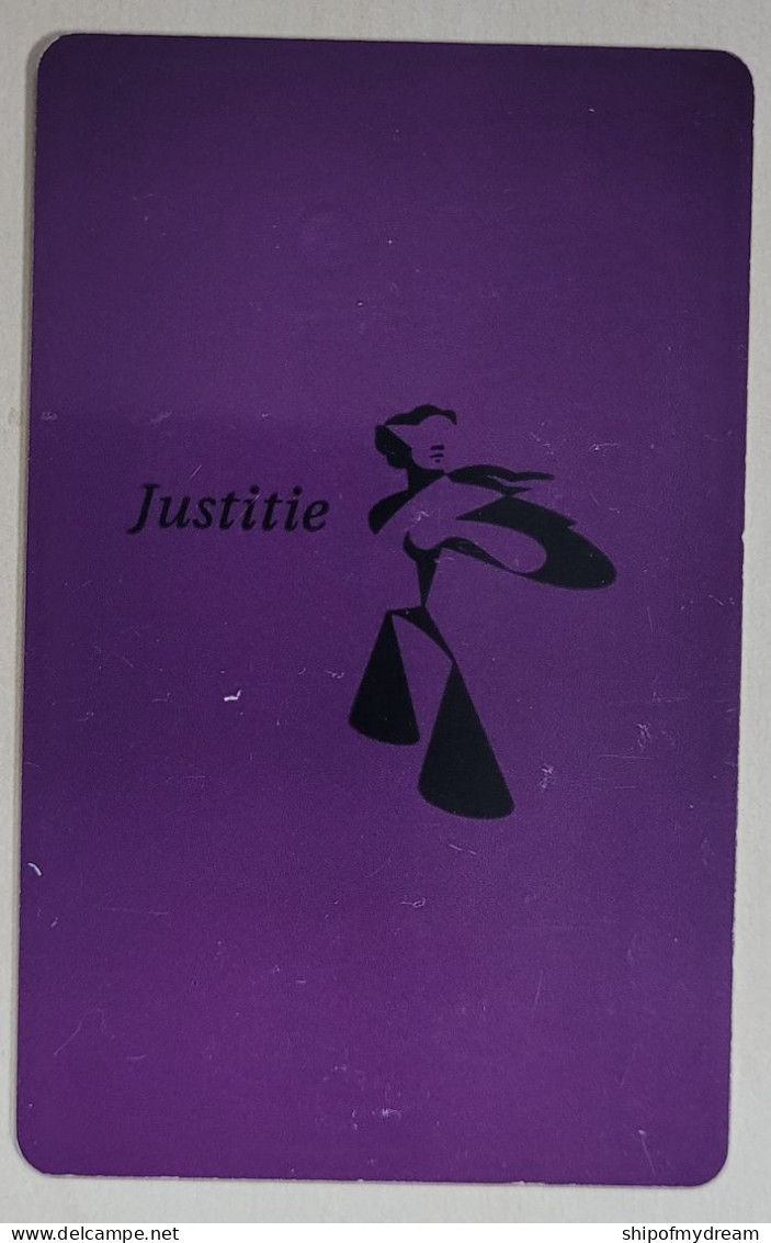 Netherlands. Prison Card. CJ004. Justitie Purple Gulden. - Openbaar