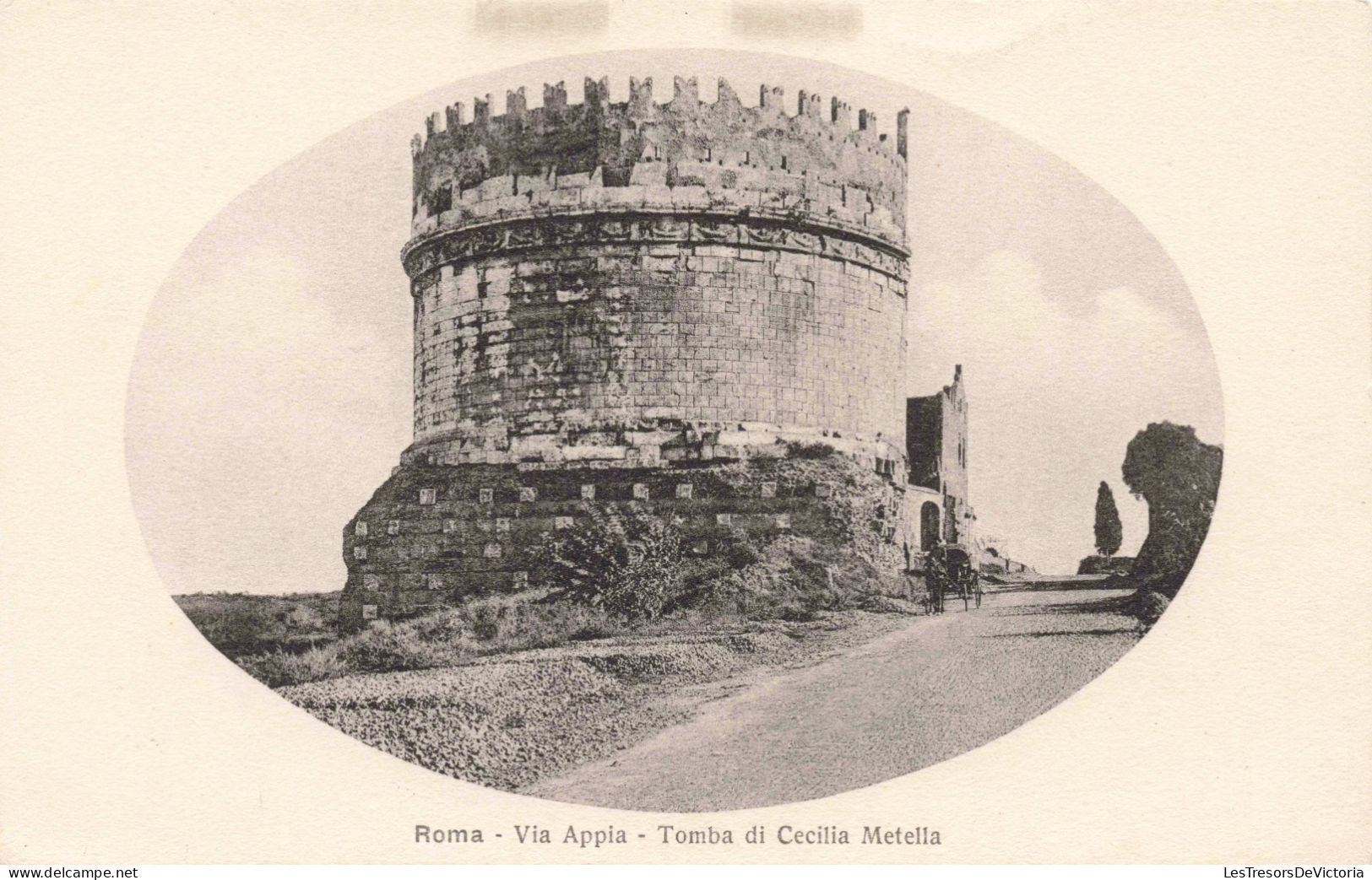 ITALIE - Roma - Via Appia - Tomba Di Cecilia Metella - CARTE POSTALE ANCIENNE - Andere Monumente & Gebäude