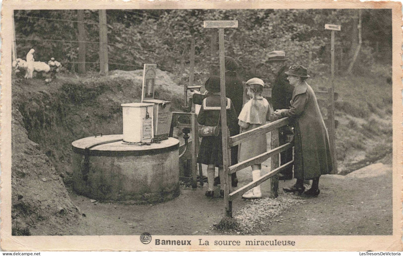 BELGIQUE - Banneux - La Source Miraculeuse - Enfants - CARTE POSTALE ANCIENNE - Sprimont