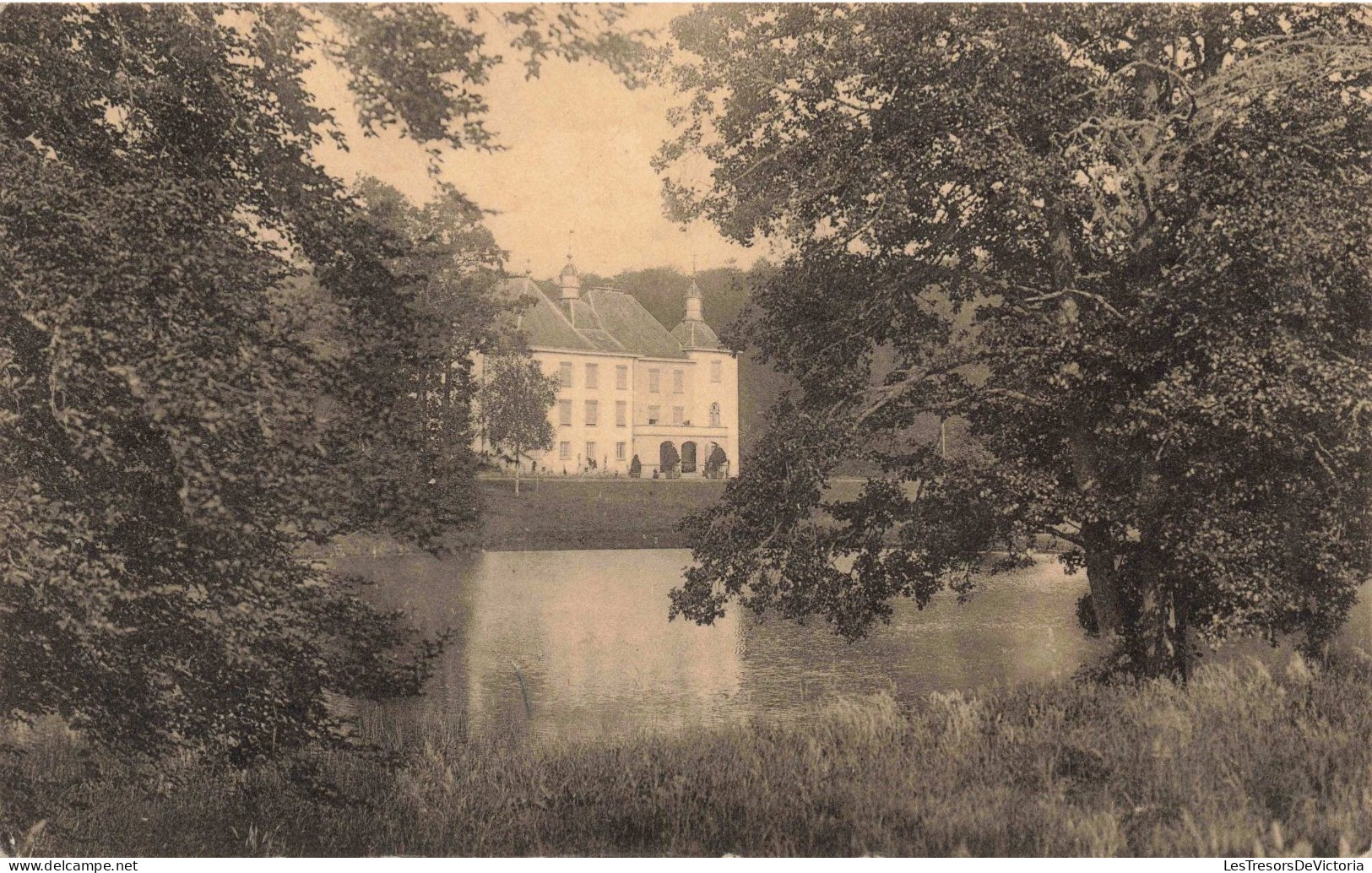 BELGIQUE - Bastogne - Château De Losange - Lac  - CARTE POSTALE ANCIENNE - Bastogne