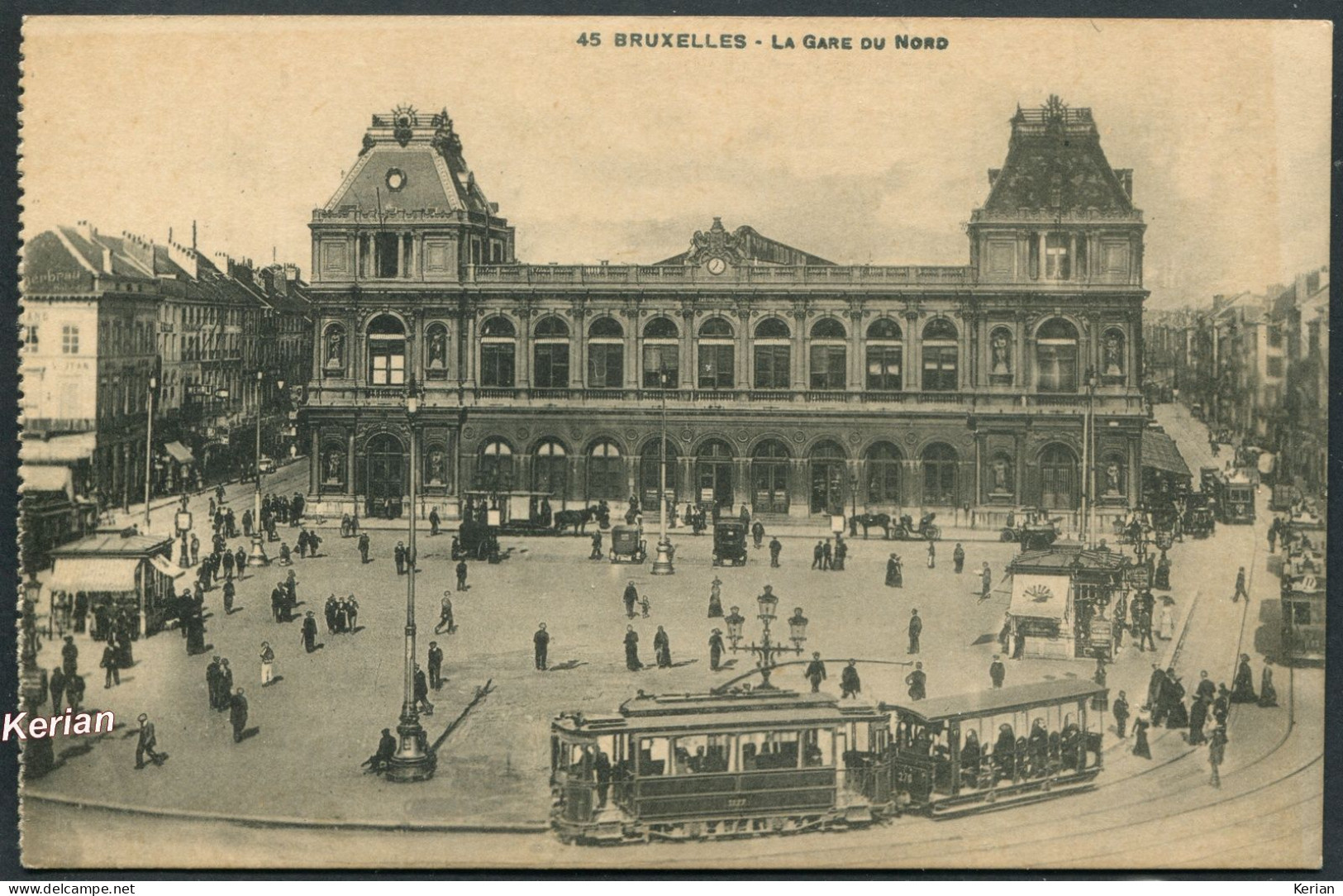 Bruxelles - La Gare Du Nord - N°45 Cl. Walschaerts - Voir 2 Scans Larges & Descriptif - Chemins De Fer, Gares