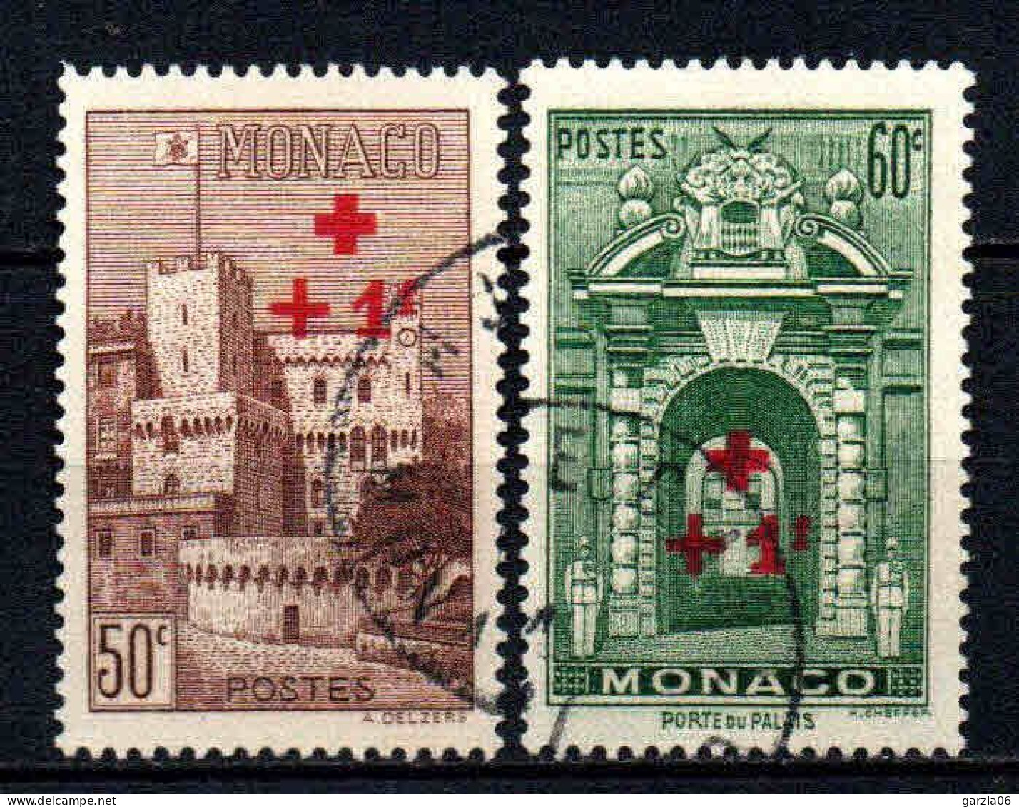 Monaco - 1940 - Croix Rouge  - N° 205/206  - Oblit - Used - Oblitérés