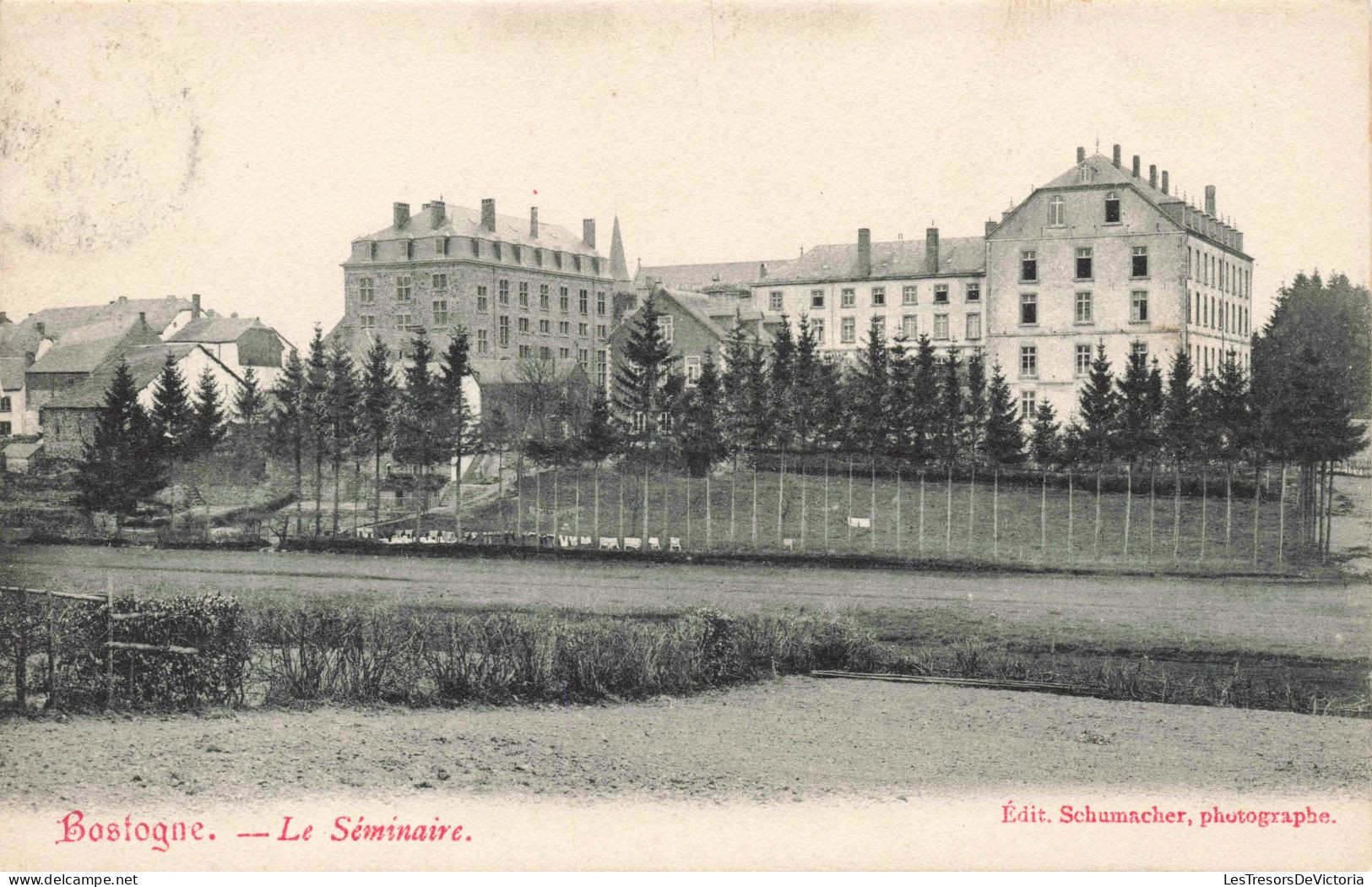 BELGIQUE - Bastogne - Le Séminaire - CARTE POSTALE ANCIENNE - Bastenaken