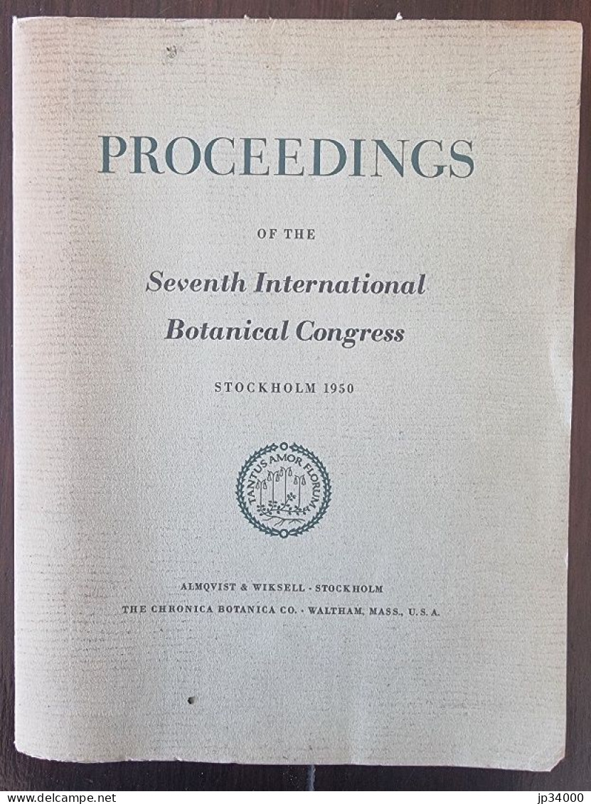 PROCEEDINGS Of The Seventh International Botanical Congress. Stockholm 1950 - Otros & Sin Clasificación