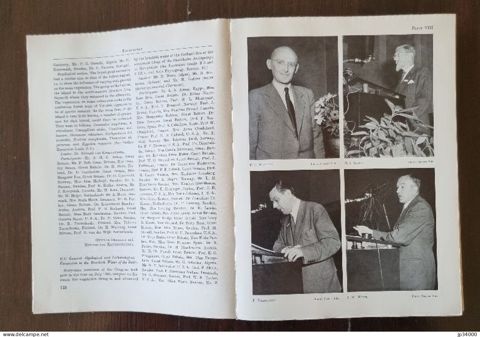 PROCEEDINGS Of The Seventh International Botanical Congress. Stockholm 1950 - Other & Unclassified