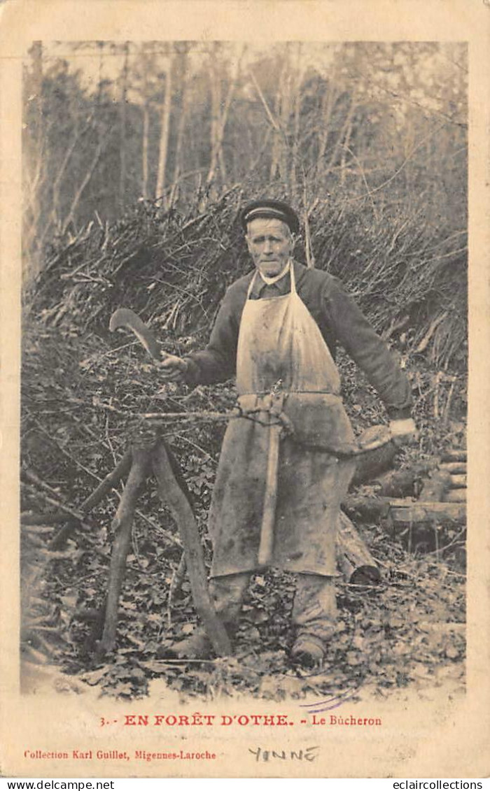 Saint Mards En Othe          89   En Forêt D'Othe    . Le Bûcheron      (voir Scan) - Andere & Zonder Classificatie