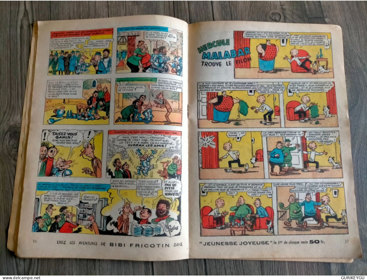 Les PIEDS NICKELES N° 24 PELLOS  Joyeuse Lecture HERCULE MALABAR La REPUBLIQUE DES FORBANS 02/1958 EO - Pieds Nickelés, Les