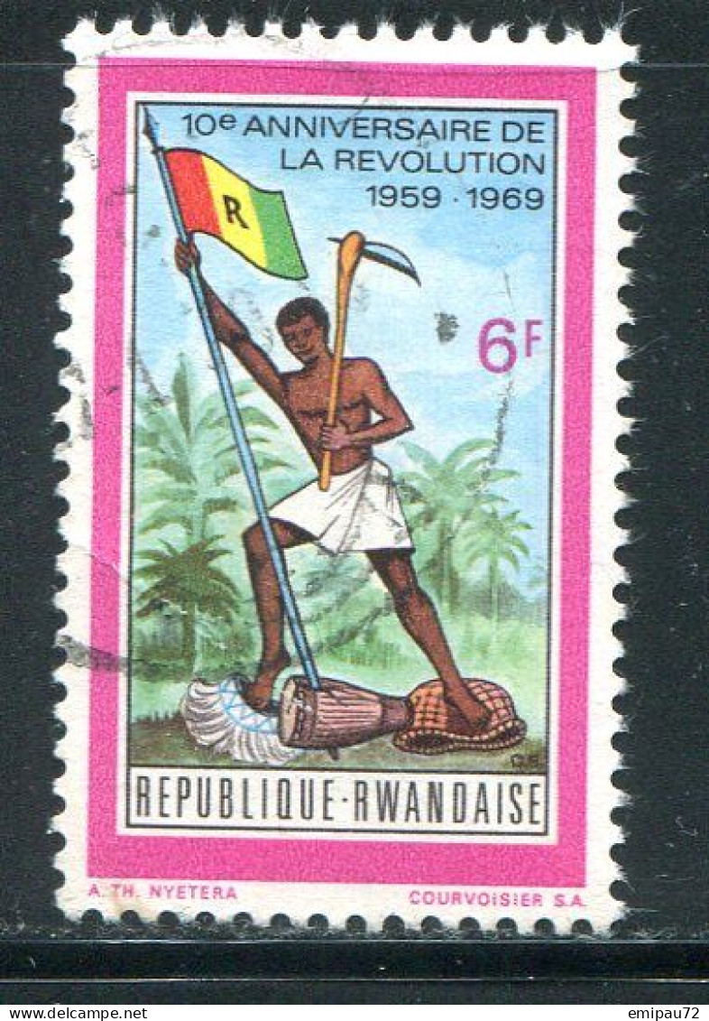 RWANDA- Y&T N°319- Oblitéré - Used Stamps