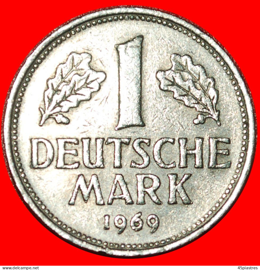 * NOT COMMUNIST TYPE (1950-2001): GERMANY  1 DEUTSCHE MARK 1969D! · LOW START · NO RESERVE! - 1 Mark