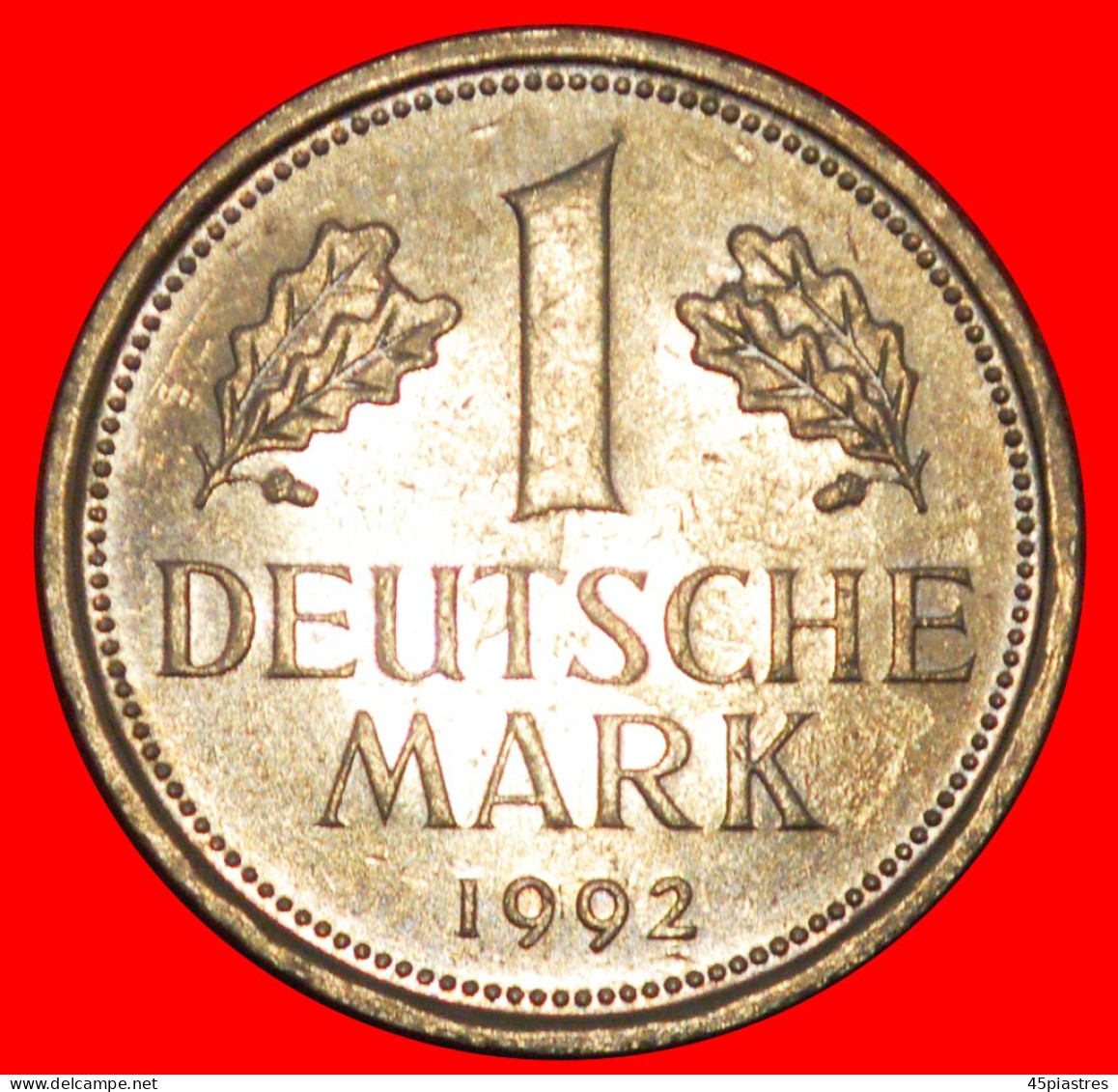 * NOT COMMUNIST TYPE (1950-2001): GERMANY  1 DEUTSCHE MARK 1992F MINT LUSTRE! · LOW START · NO RESERVE! - 1 Marco