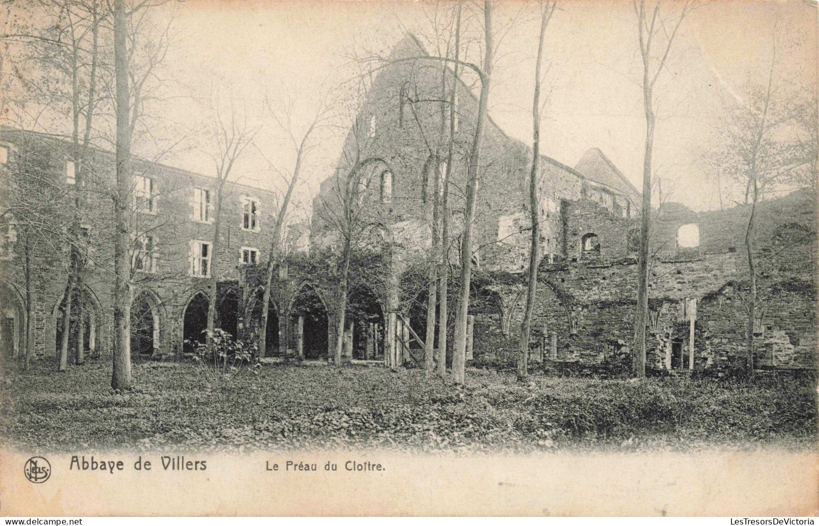 BELGIQUE - Abbaye De Villers - Le Préau Du Cloître - Carte Postale Ancienne - Villers-la-Ville