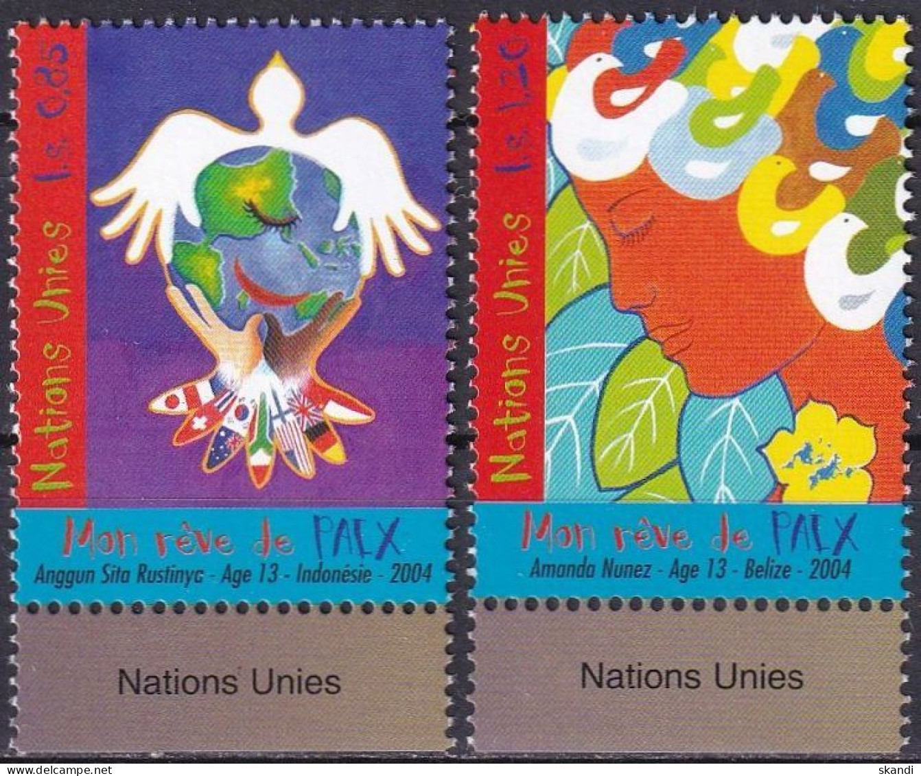 UNO GENF 2004 Mi-Nr. 503/04 ** MNH - Unused Stamps