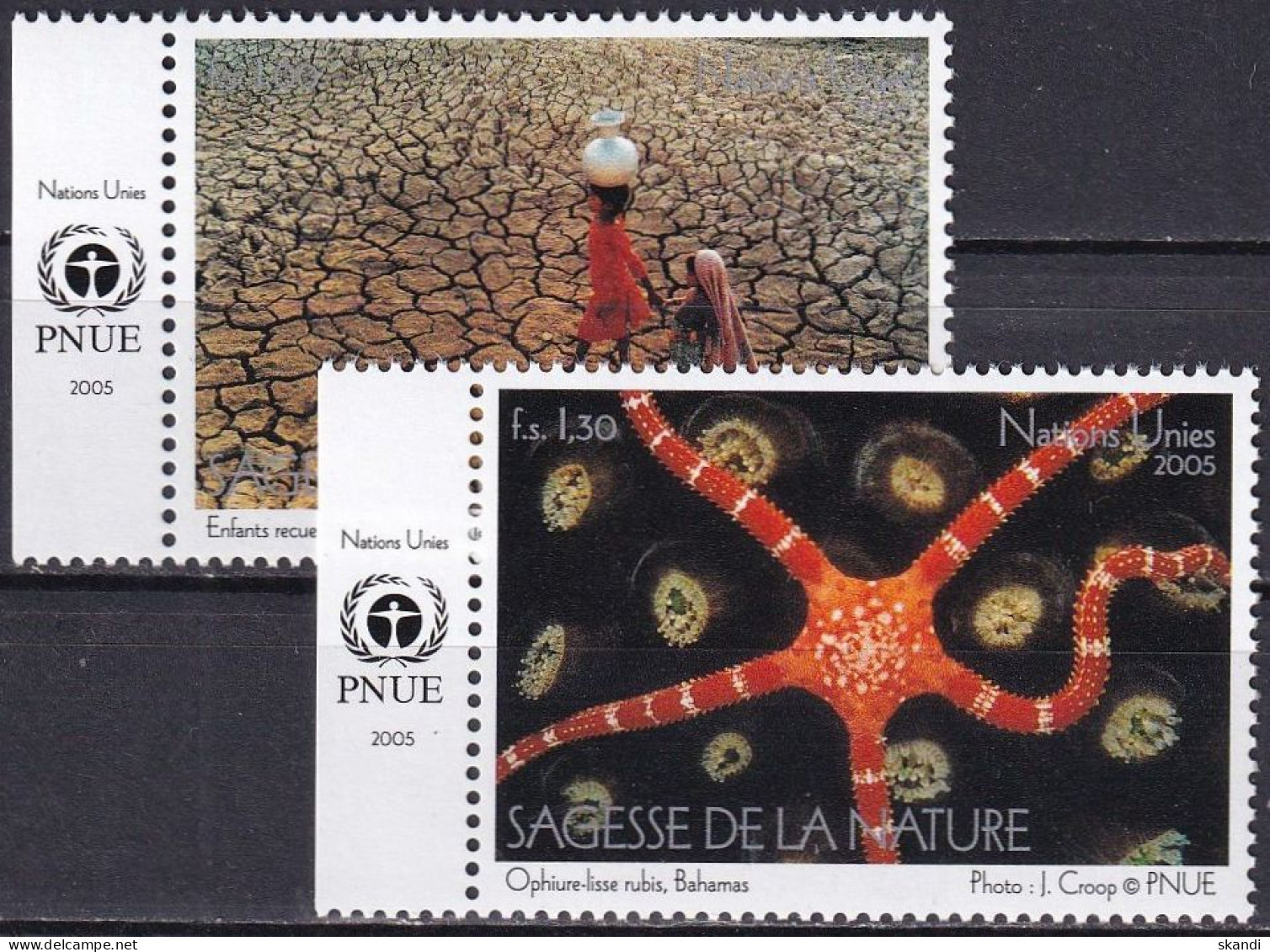 UNO GENF 2005 Mi-Nr. 514/15 TAB ** MNH - Unused Stamps