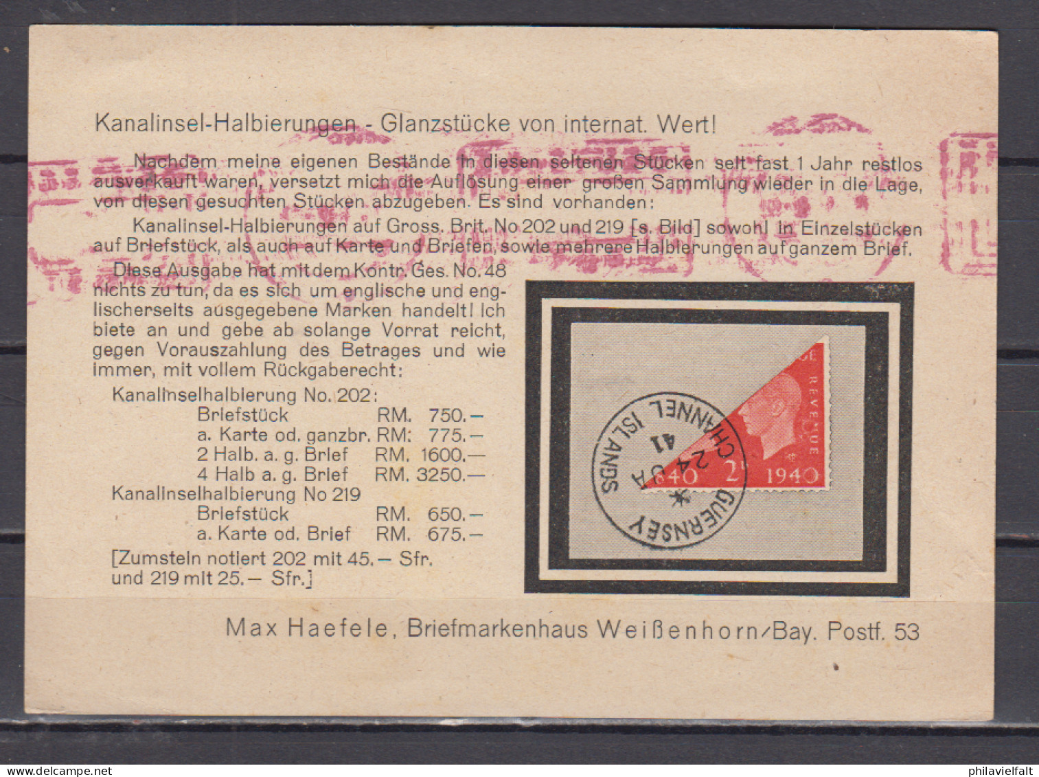 Amerikanische Zone Behelfsausgabe Ganzsache MiNo. P 630 + Violetter Postfrei-o Augsburg 3.3.48 / 1Pf , Unbeanstandet - Emissions De Nécessité Zone Américaine