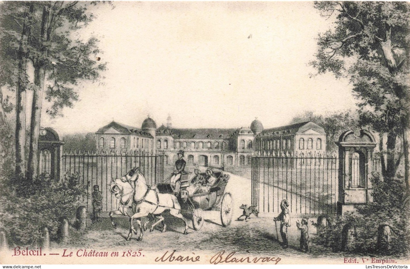 BELGIQUE - Beloeil - Le Château En 1815 - Carte Postale Ancienne - Belöil