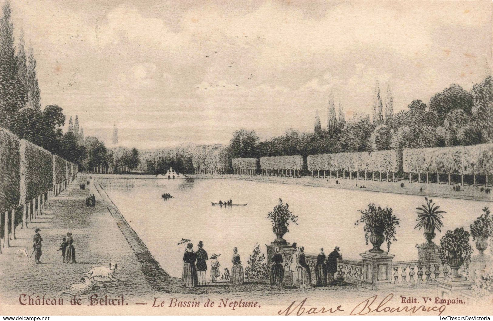 BELGIQUE - Beloeil - Le Bassin De Neptune  - Carte Postale Ancienne - Beloeil