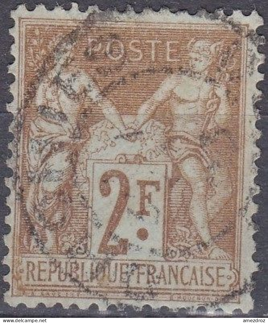 France 1900 N° 105 Type Sage  (J9) - 1898-1900 Sage (Type III)