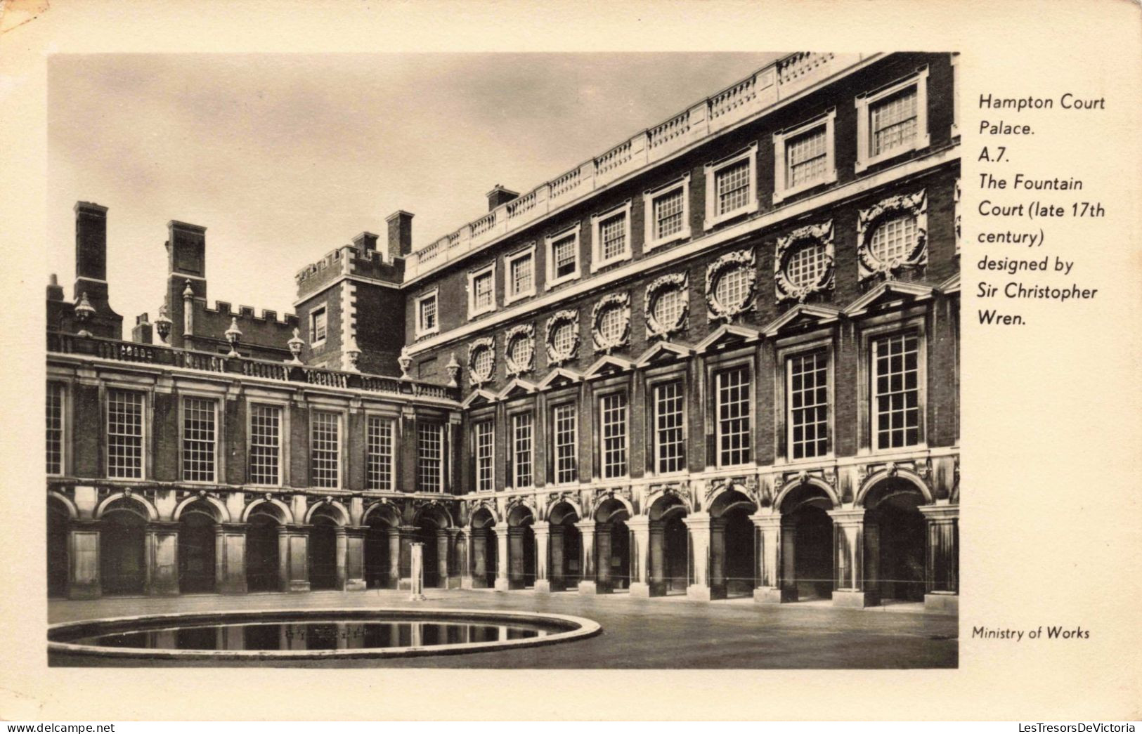 ROYAUME-UNI - Angleterre - Château De Hampton Court - Carte Postale Ancienne - Hampton Court
