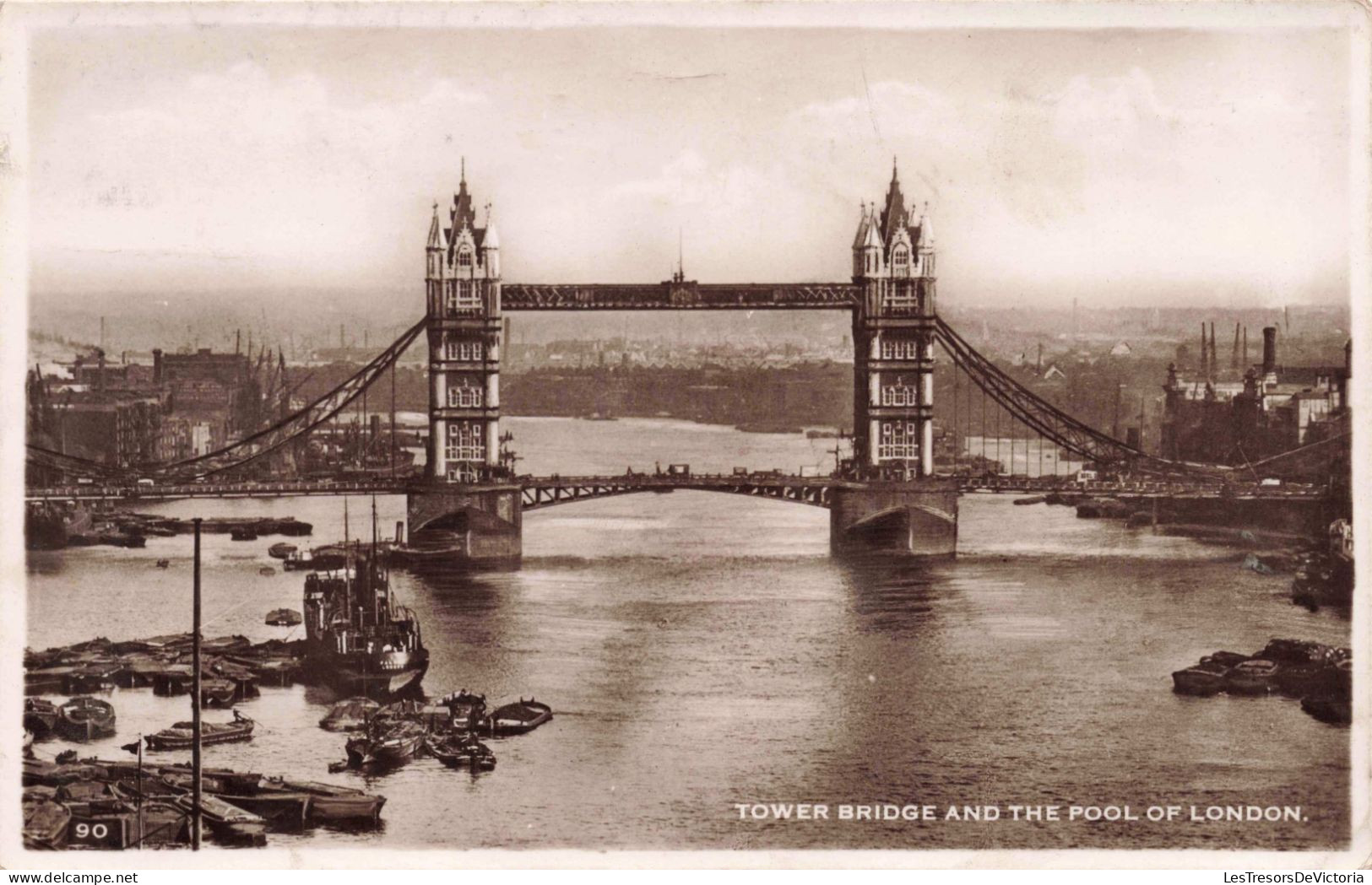 ROYAUME-UNI - Angleterre - Tower Bridge And The Pool Of London - Carte Postale Ancienne - Tower Of London