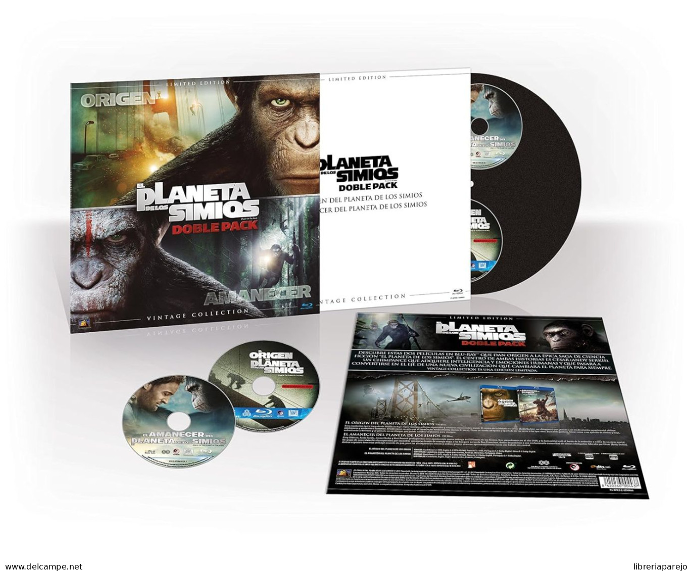 El Planeta De Los Simios Pack Blu Ray Vintage Collection - Autres Formats