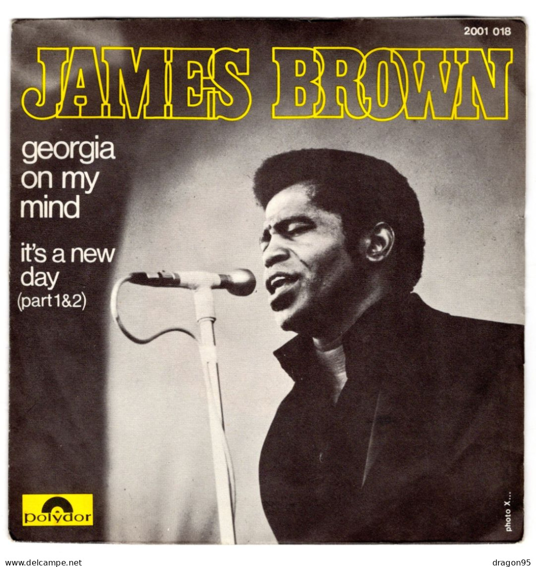James BROWN : Georgia On My Mind - Polydor 2001.018 L - France - 1970 - Soul - R&B