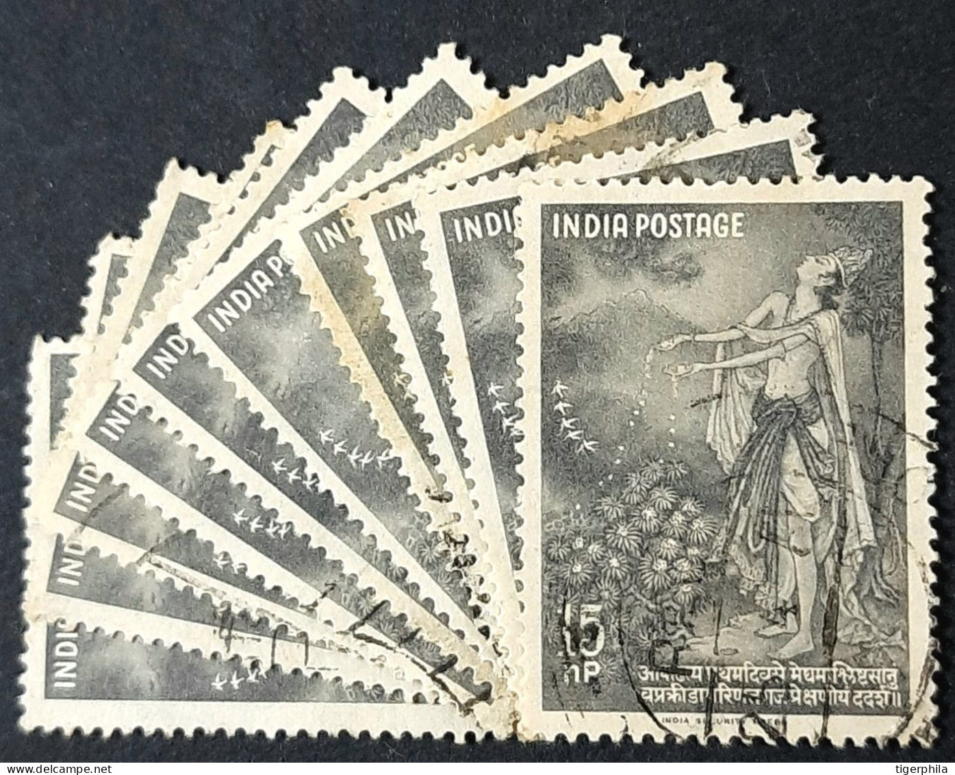 INDIA 1960 Kalidasa Lot Of 10 Used - Used Stamps
