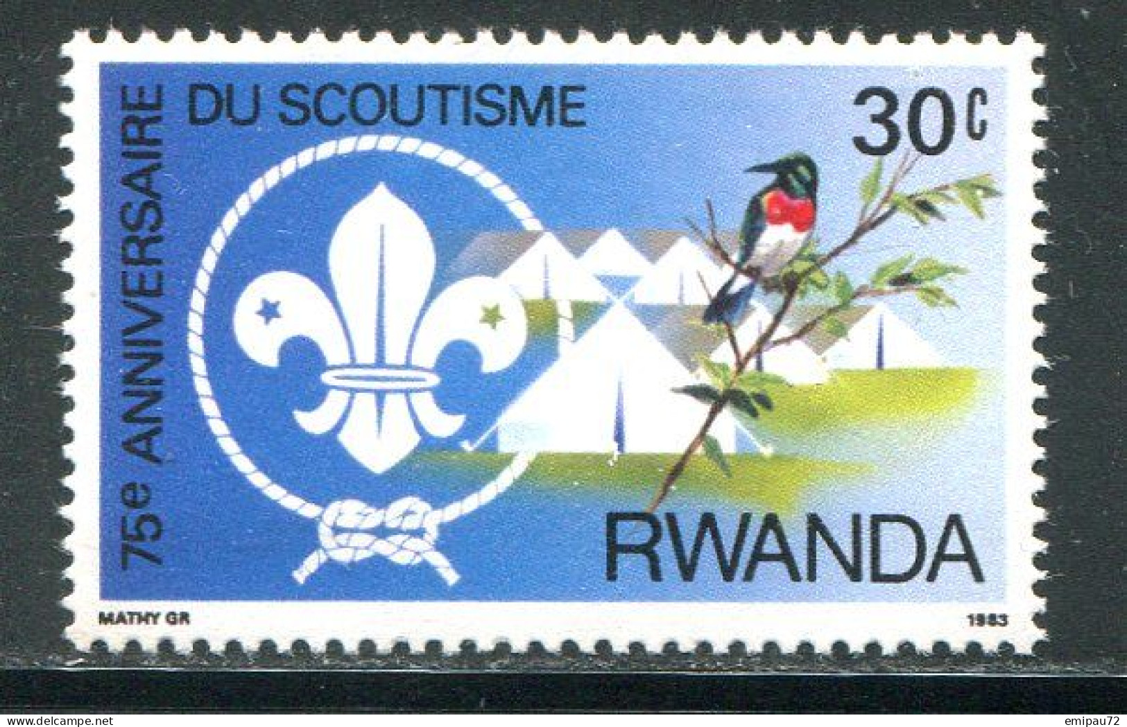 RWANDA- Y&T N°1082- Neuf Avec Charnière * - Nuovi