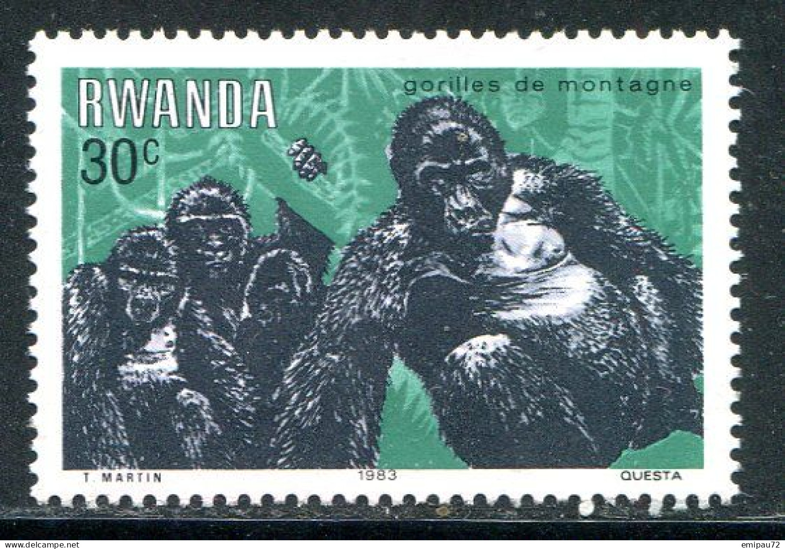 RWANDA- Y&T N°1118- Neuf Avec Charnière * - Unused Stamps