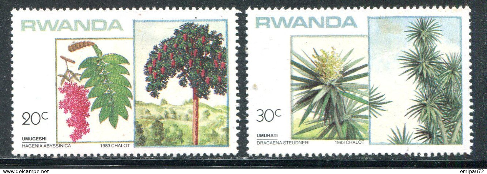 RWANDA- Y&T N°1125 Et 1126- Neuf Sans Gomme - Ongebruikt