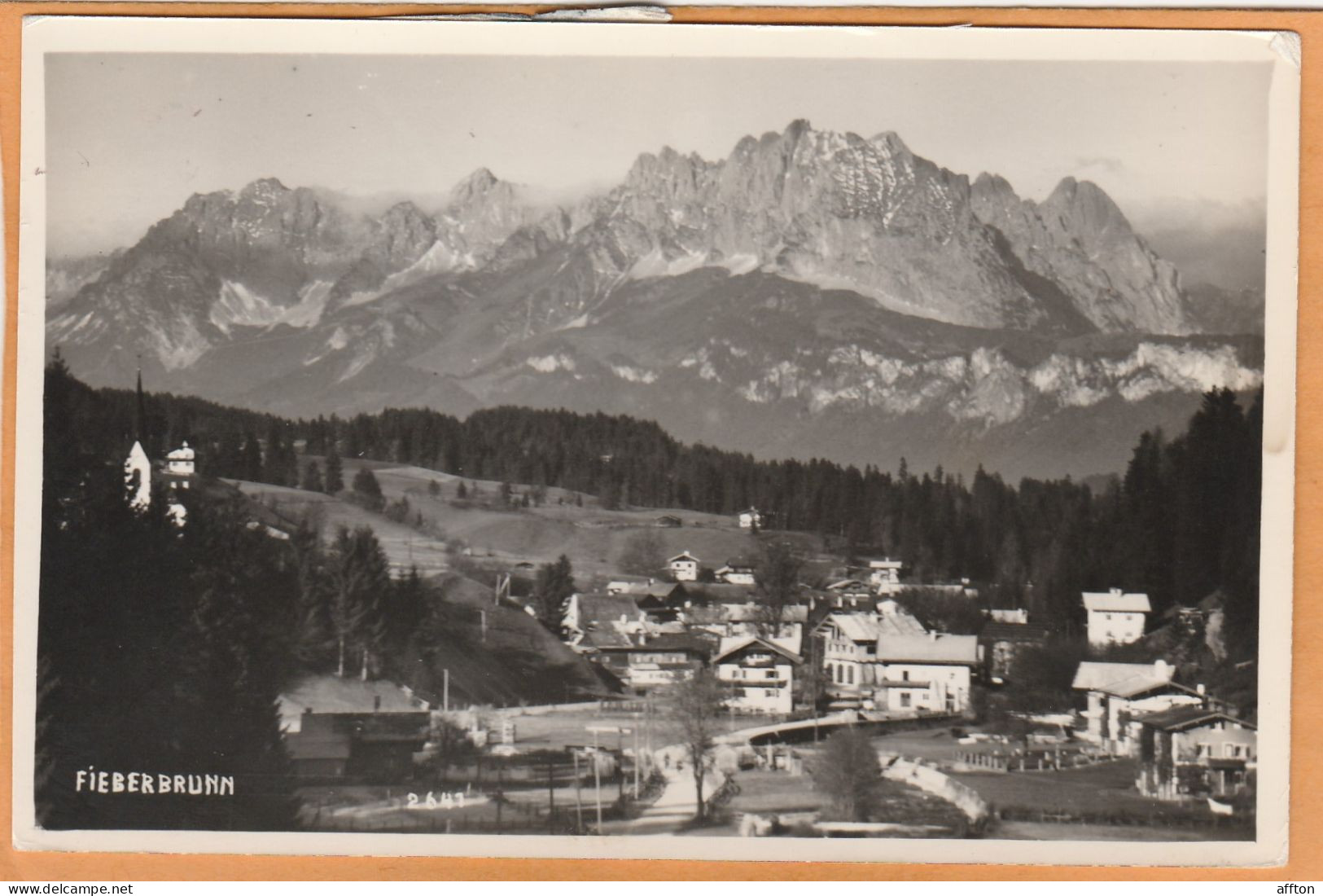 Fieberbrunn Austria Old Postcard - Fieberbrunn