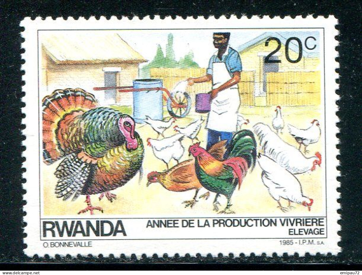 RWANDA- Y&T N°1165- Neuf Sans Gomme - Unused Stamps