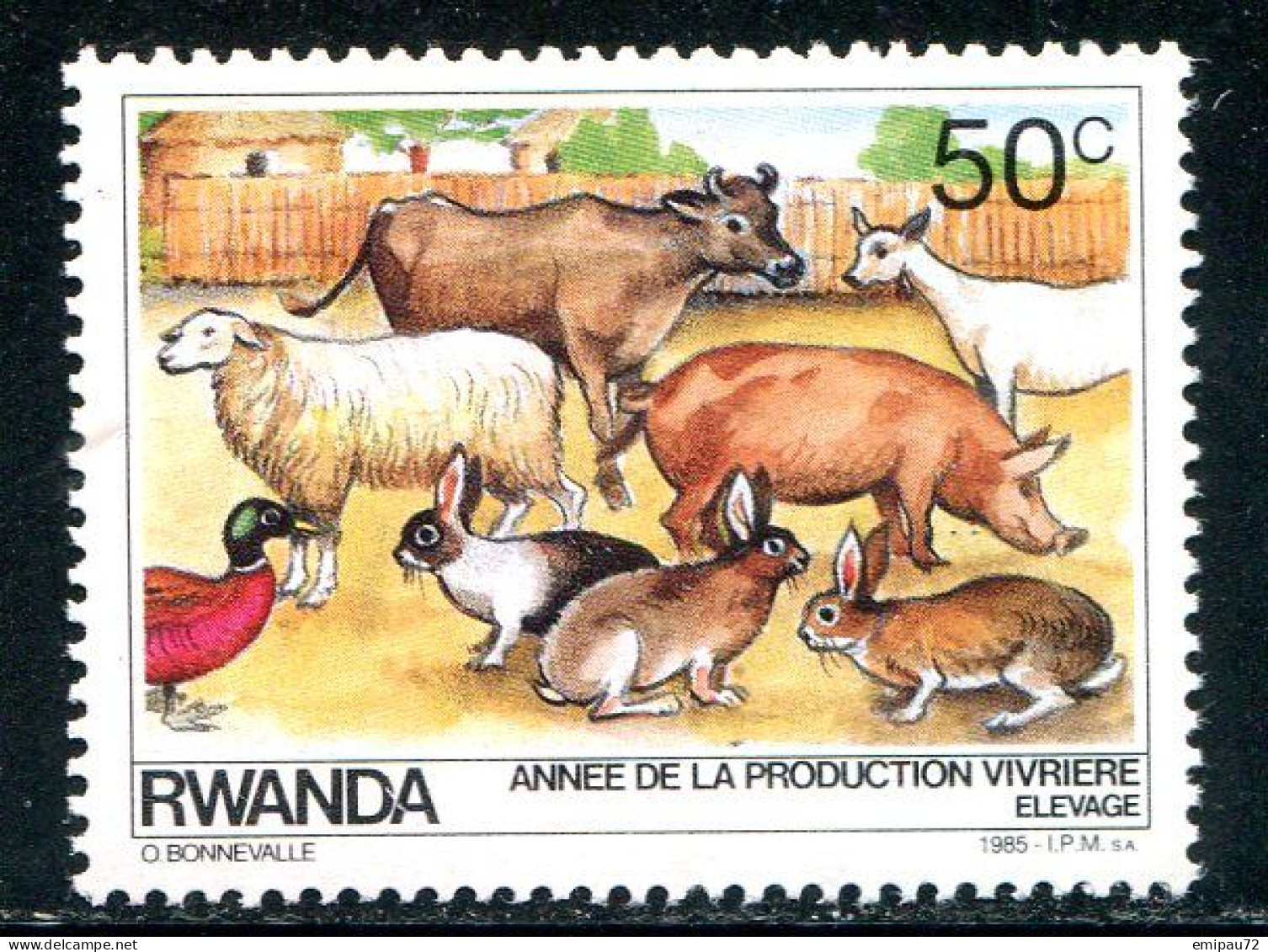 RWANDA- Y&T N°1167- Neuf Sans Gomme - Unused Stamps